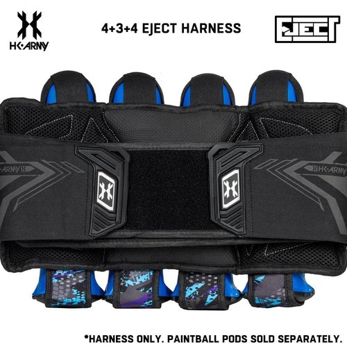 HK Army 4+3 Eject Paintball Harness Pod Pack - Poison