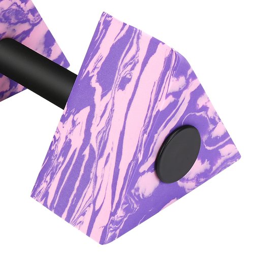 Camouflage Aquatic Dumbbells, Set of 2 Water Aerobic Exercise Foam Dumbbell Pool Resistance, Water Aqua Fitness Barbells Hand Bar Exercises Equipment for Weight Loss（Purple）