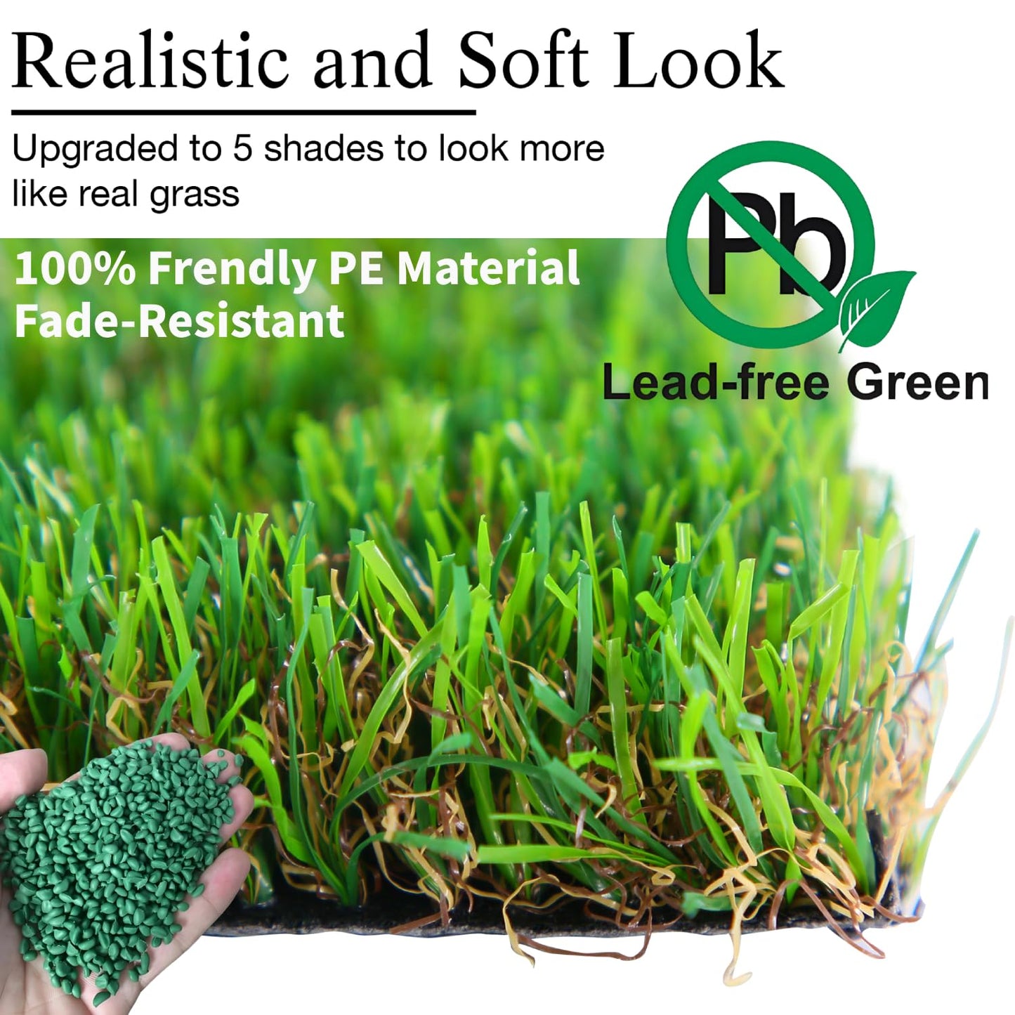 GLOBREEN Artificial Grass Table Runner 36 Inches for Golf Sport Themed Party Table Centerpiece Birthday Baby Shower