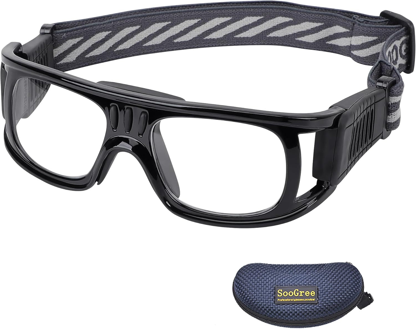 "N/A" Sports Goggles Glasses Men Racquetball Basketball Football Eyewear Protective Glasses Shock Collision Lens Replaceable