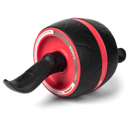 Enlarged Version Ab Roller Wheel with Knee Pad Mat,Automatic Rebound Abdominal Wheel Abs Workout Equipment,Home Gym Equipment,No Noise Ab Wheel for Men&Women Abdominal-Red
