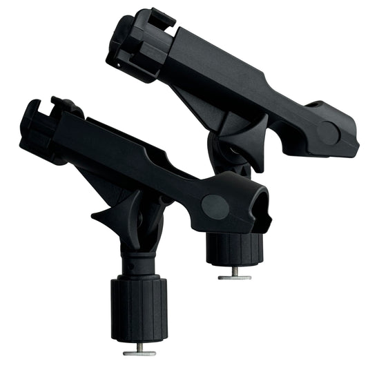 2 Pack Fishing Rod Holder with Track Mount Universal T-Shaped Screw Mounted on Rail for Kayak, Canoe, Fishing Boat (2Pack Rod Holders)