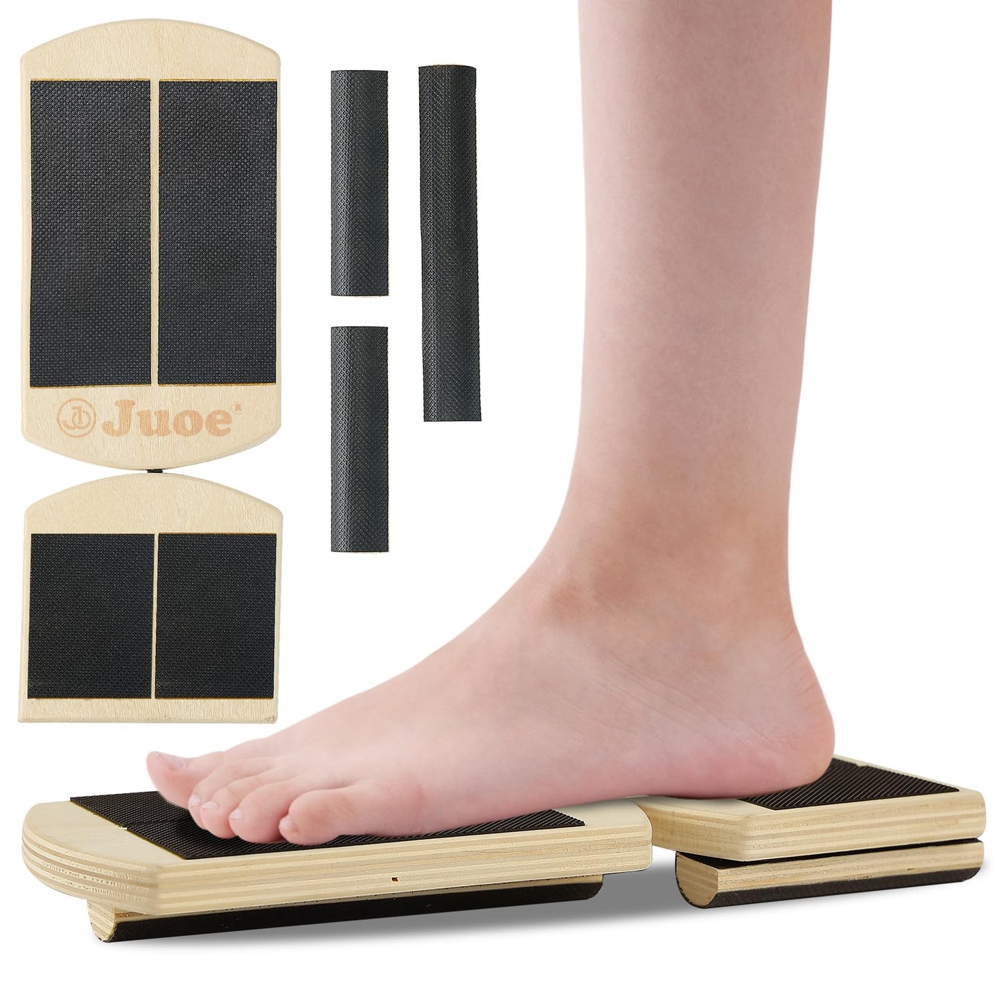 Juoe Ankle Strengthener & Axis Board for Physical Therapy,Blackboard Foot Trainer and Foot Strengthener,Stability Exercises,Plantar Fasciitis Relief,Posture Corrector,Axisboard for Leg Stability