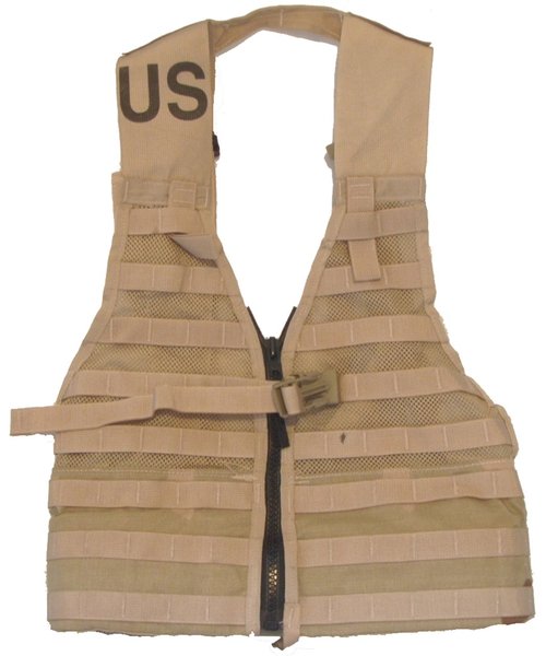 Military Outdoor Clothing Previously Issued U.S. G.I. Coyote MOLLE II Fighting Load Carrier (FLC) Vest