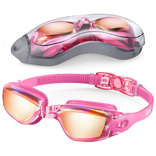 Aegend Swim Goggles, Swimming Goggles No Leaking Full Protect Adult Youth