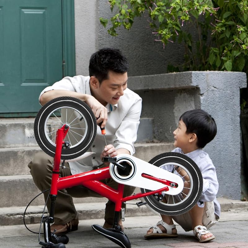 12 Inch Kids Bike Replacement Tire with Anti-Skid Rubber Tread