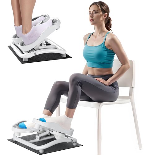 seanleecore Calf Stretcher - Slant Board Stretching for Plantar Fasciitis & Achilles Tendonitis, Feet Mobility,Under Desk Stepper Leg Exerciser with Foot Massage for Exercise& Physical Therapy