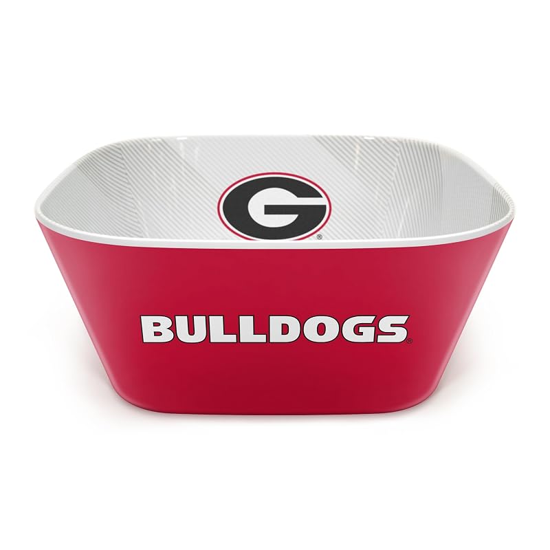 YouTheFan NCAA Georgia Bulldogs Large Party Bowl - Team Colors