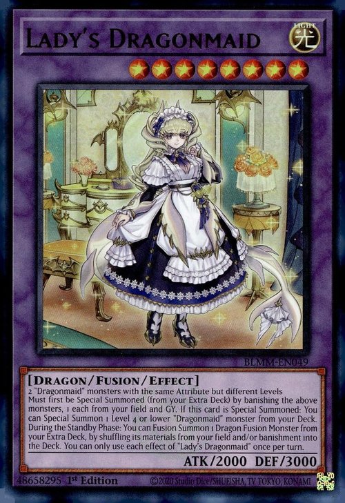 Laundry Dragonmaid - BLMM-EN056 - Ultra Rare - 1st Edition