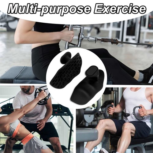 Anti-Slip Workout Grips, Frundoo Weight Lifting Grips for Men Women, Rubber Gym Barbell Grips for Hands for Gym Training and Exercise, Dumbbell, Deadlift, Bar Pad Pull Up Grippers Palm Protection
