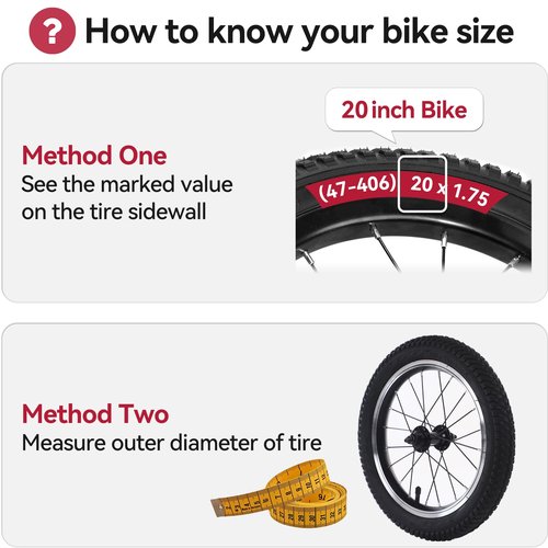 Empathech Training Wheels for 20 inch Bike, Safety Max—High-Strength Steel with Anti-Tip Design, Long-Lasting Light Up Bicycle Training Wheels for Kids Bike, Fits 20'' Single-Speed Only, Black