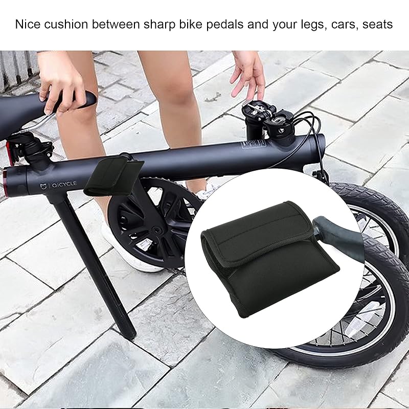 Cosmos 2 Pcs Neoprene Pedal Covers 5.12" x 5.12" for Bikes – Anti-Scratch Pedal Sleeves