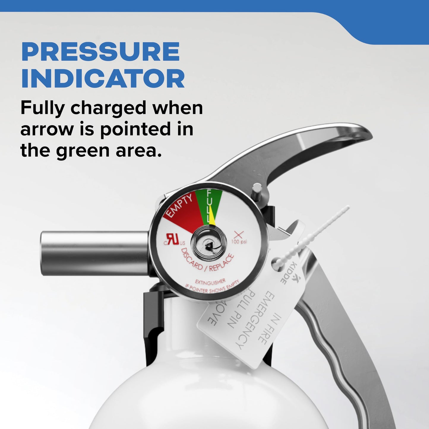 Kidde Mariner PWC Fire Extinguisher for Jet Skis, 5-B:C, KD57W-5BC