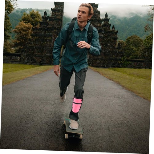 VILLFUL Sports Leg Bag Ankle Pouch for Outdoor Activities Lightweight Calf Phone Holder for Camping Hiking and Cycling for Mobile Phones and Cards Stylish Design
