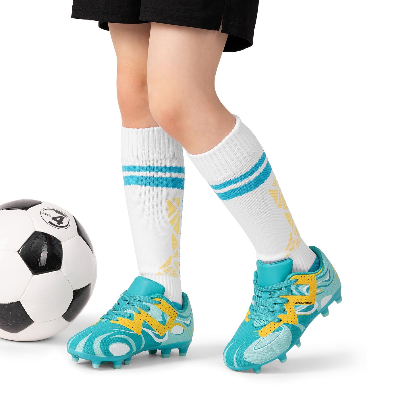 DREAM PAIRS Girls Boys Toddler Soccer Cleats