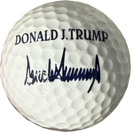 Donald Trump Commemorative Golf Ball Set and Presidential Golf Towel – Includes Signature, Red, Presidential Seal Balls, and Navy Blue Towel with Great Seal – Limited Edition Collectible