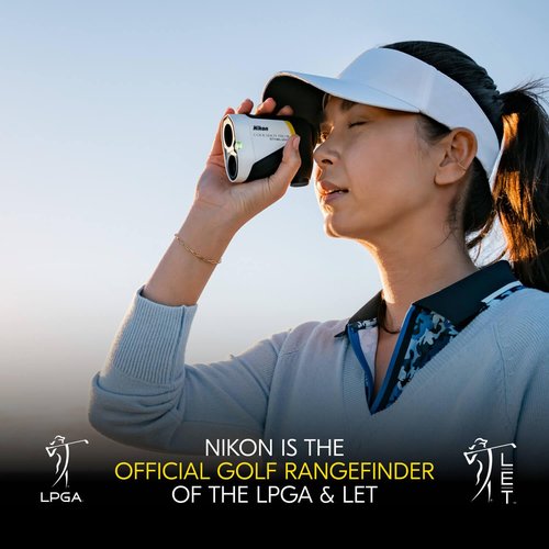 Nikon COOLSHOT PROIII STABILIZED Golf Rangefinder | Our Most Advanced rangefinder Ever with Built-in Image stabilization and 5 Year Warranty | Official Nikon USA Model