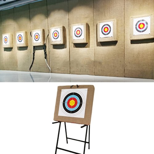 Archery Targets Paper for Backyard,30pcs Bow Arrow Targets for Hunting & Archery Targets,Target Practice Accessories(Standard Archery,16x16 in,10 Rings)