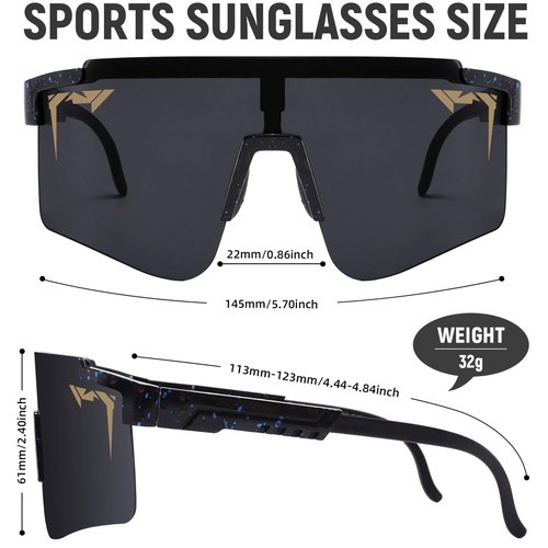 AAROX Sports Sunglasses for Men Women,Youth &Kids Baseball Glasses,Cycling Running Vipers Style Sunglasses UV Protection (PA-01)