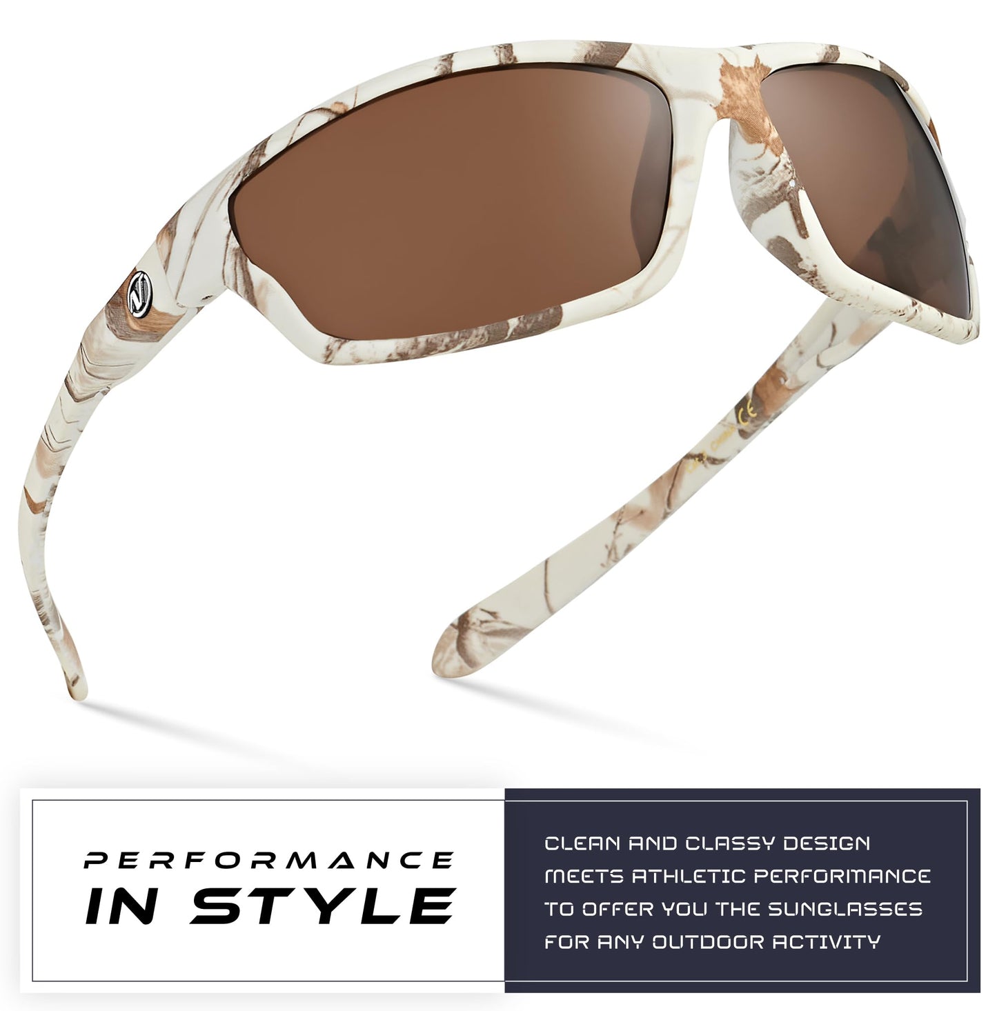Nitrogen Polarized Wrap Around Sport Sunglasses for Men Women UV400 Driving Fishing Running Sun Glasses
