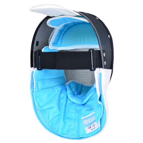 Fencing Mask - Epee Fencing Mask 350N - Epee Fencing Helmet with Removable Lining - CE Certified Fencing Protective Gear (Removable Lining, X-Large)