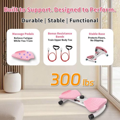 BOLUPO waist twisting machine for Exercise, Ab Twister Board, Core Twister for Women & Home Fitness, twist board for exercise,300 LBS Capacity