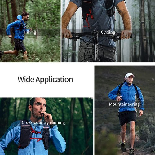 Mdvora 1.5L/2L/2.5L/3L Hydration Bladder, Large Opening Water Storage Bladder Bag, for Cycling Hiking Camping(2L,1 Pack)
