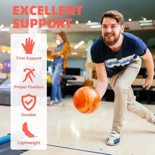 FURBBION Bowling Gloves - Wrist Support & Positioner - Right Hand L