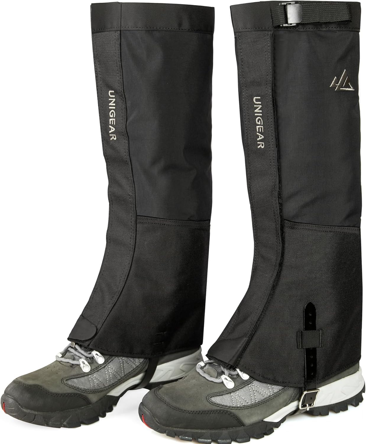 Unigear Snow Leg Gaiters, Waterproof Boot Gaiters for Hiking Walking Climbing Hunting Skiing 1000D Fabric (Large)