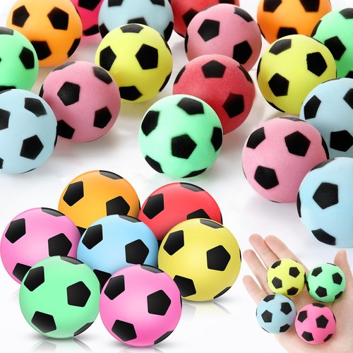 VioraWhite 24 Pcs Table Tennis Balls 1.57 Inches/ 40 mm Plastic Soccer Table Tennis Balls Sport Themed Party Games Gift for Carnival Pool Games,Handicrafts,Party Decoration