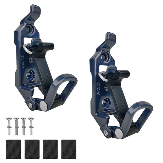 2 PCS Shovel Mount for Roof Rack Overland Gear Rotopax Mount Shovel Holder for Truck Tool Holder,Rubber Clamp Grip Mounting Kit Fits Shovel Holder Wall Mount, and Pole Clamp