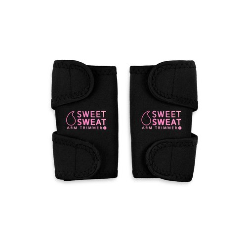 Sports Research Sweet Sweat Arm Trimmers for Men & Women | Helps Increase Heat & Sweat | Includes Mesh Carrying Bag (Small)