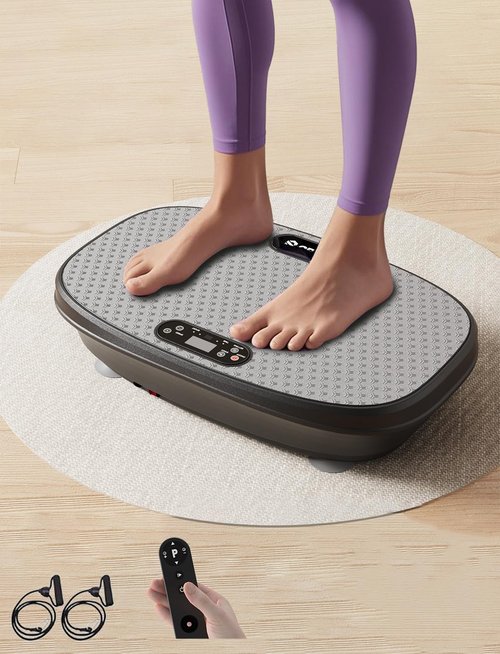 MAIBO Vibration Plate Exercise Machine, Vibration Plate for Lymphatic Drainage, Full Body Workout Shaker for Weight Loss,200 Adjustable Speeds, Vibrate Stand Shake Board Sport Gym for Women Men