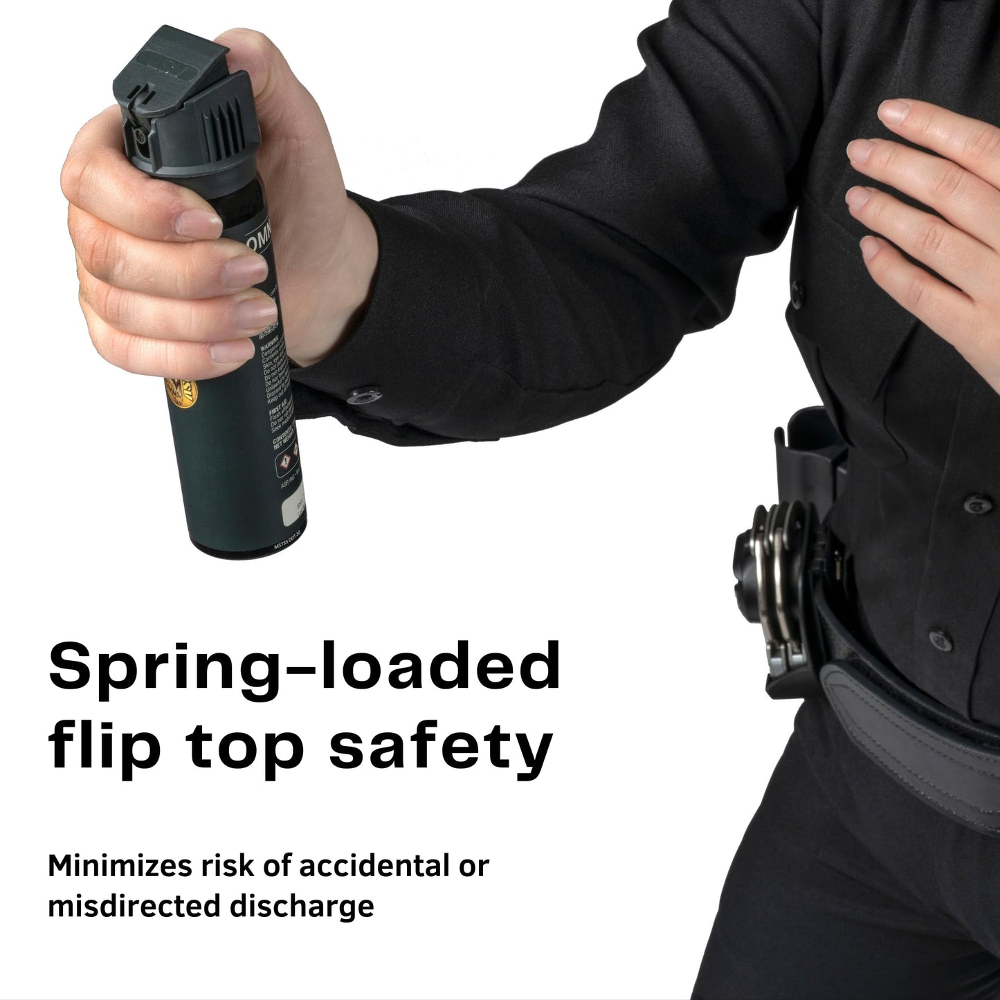 ASP Defender LE Pepper Spray, Self-Defense OC for Law Enforcement Professionals, Professional Grade Personal Defense Equipment, Personal Protection Device, 15-Foot Range