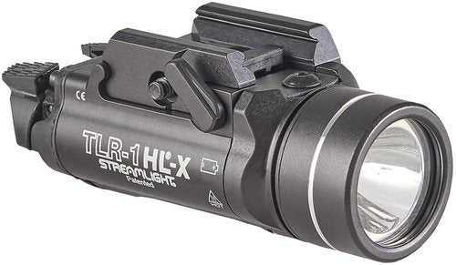 Streamlight 69501 TLR-1 HL-X USB 1500-Lumen 15000 Candela Rechargeable Rail-Mounted Tactical Weapon Light with Specific Compatibility Rail Locating Keys, Black