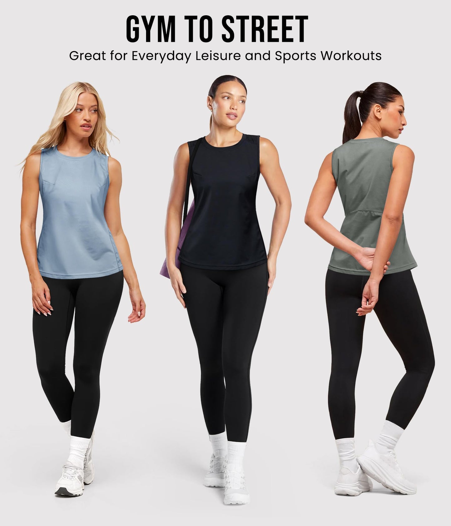 Junlan Waist Trainer for Women - Sleeveless Sauna Sweat Vest for Women Working Out