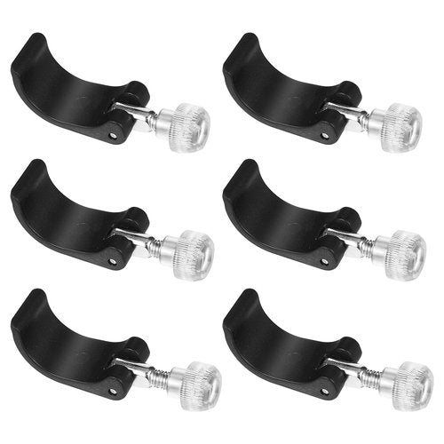 HJZHII 6 Pack Trekking Poles Quick Flip Pole Clamps with Nut Screws, 3 Size Trekking Poles Clamp Replacement Locking Clips Climbing Pole External Lock for Hiking Walking Camping Mountaineering