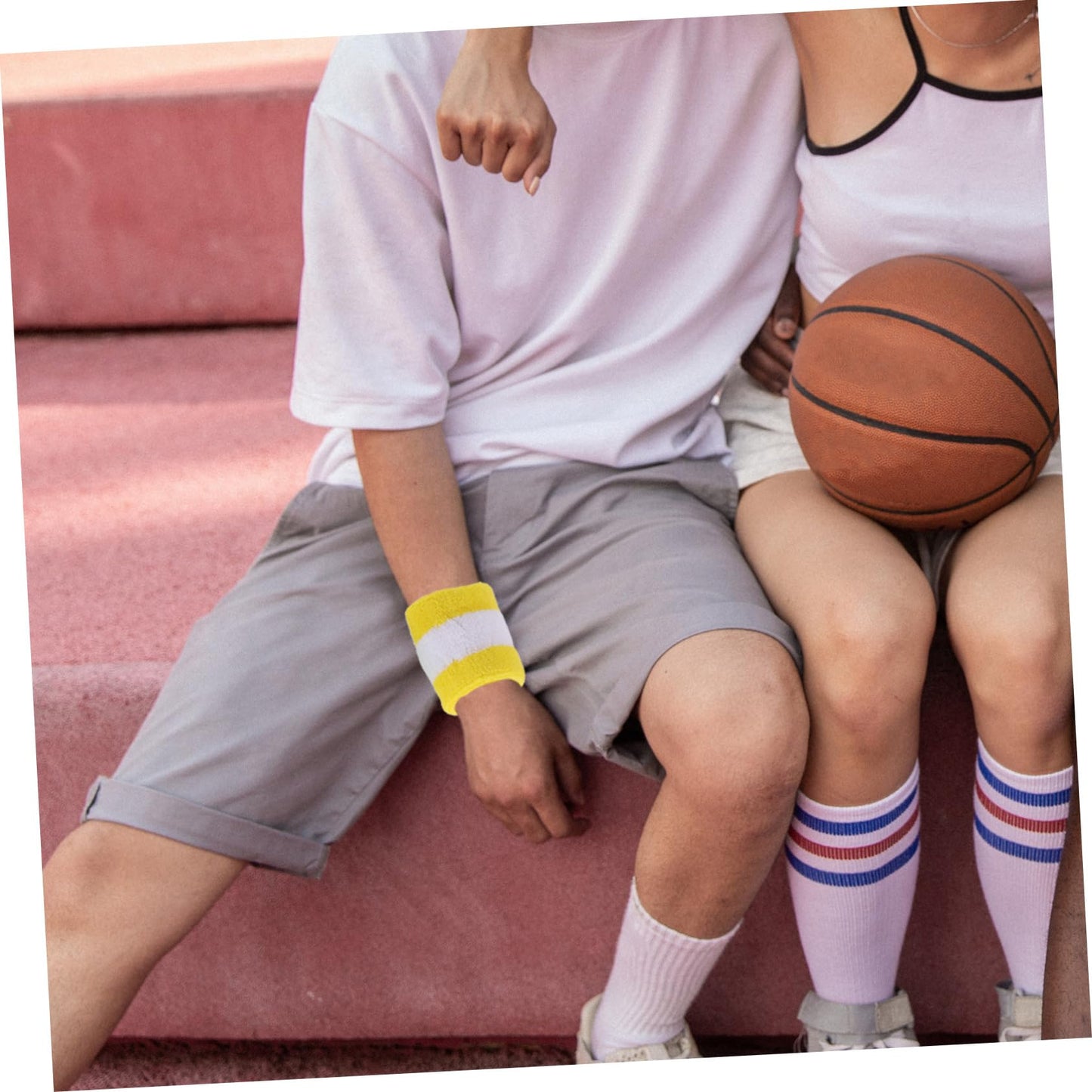 ifundom 3pairs Boy Girl Wrist Protector Bands Soft Breathable Arm Support for Sports Elastic Strap for Sweat Absorption for Boys and Girls Outdoor Activities