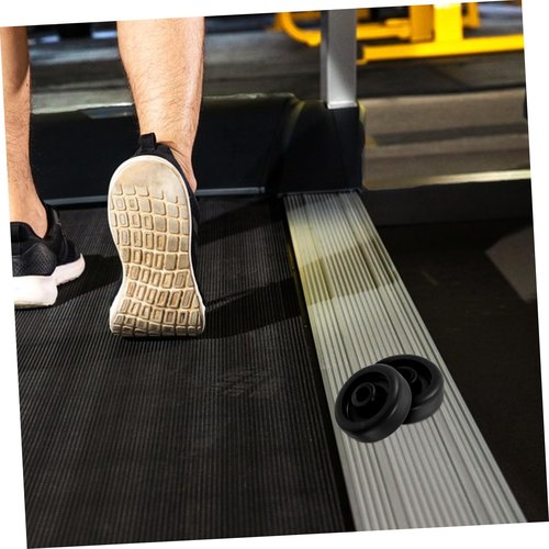 BCOATH 4pcs Replacement Wheels for Gym Equipment Wear-resistant System Wheels for Treadmills and Smooth Maneuverability Fitness Accessory
