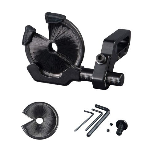 Compound Bow Full Containment Brush Arrow Rest Archery Accessories - Round Replacement Black