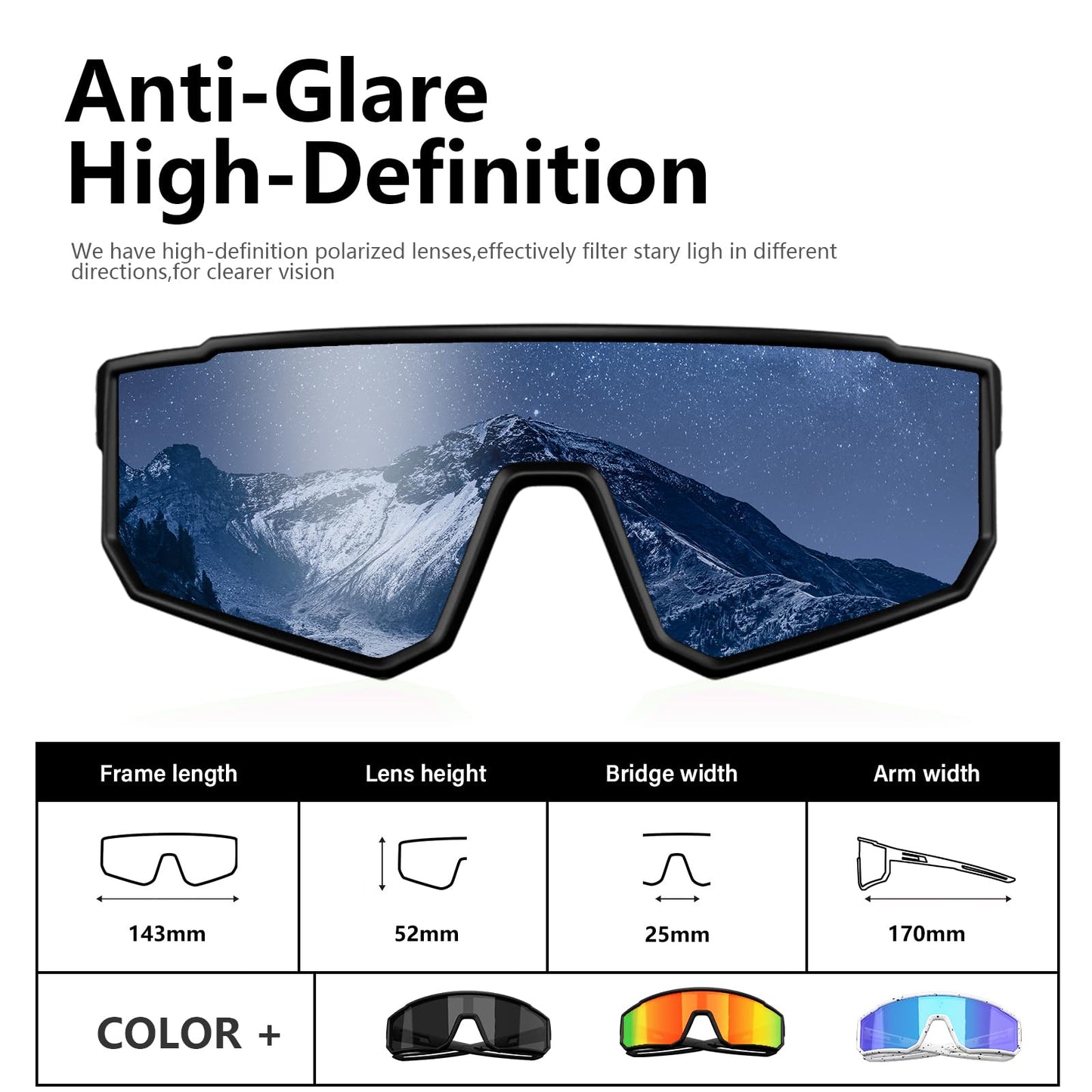 IKTOD 3 Pack Polarized Running Sunglasses for Women Mens Sunglasses UV Protection for Cycling Baseball Fishing (3 Pack-Black Gray/Red Red/Blue Black-W12)