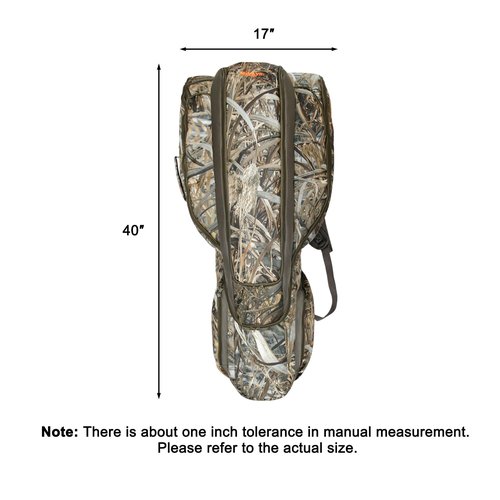 MYDAYS Soft Crossbow Case, Narrow-limb Crossbows Backpack, Soft Shell Padded Archery Gear Bag, Water Resistant Narrow Archery Bow Carrier Bag for Outdoor Hunting Shooting
