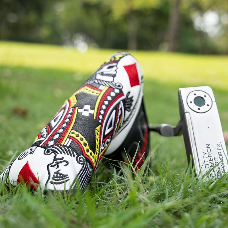 Blade Putter Head Cover with Magnetic Closure - Golf Mallet Driver/Blade Pvc Leather, 3-Layer Protection, For Most Brands - Variation: Blade Putter