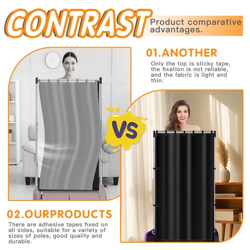 MOPHOEXII Privacy Curtain for Dance Bag,Portable Privacy Screen for Women Girl Competition Dance Bag,Changing Room for Rolling Dance Garment Bag Accessories,Camping 1 Pack