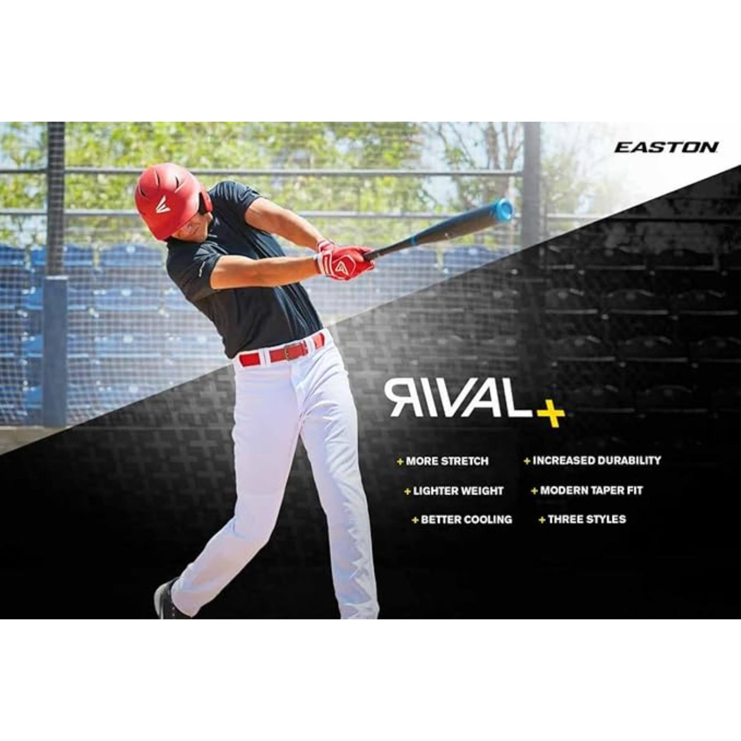 Easton | RIVAL+ Knicker Baseball Pant | Grey | Youth | Small