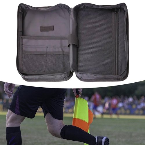 Zxpjkyu Soccer Referee Case Umpire Equipment Wear Resistant Oxford Cloth Football Storage Bag Standard Referee Bag for Baseball, Style C
