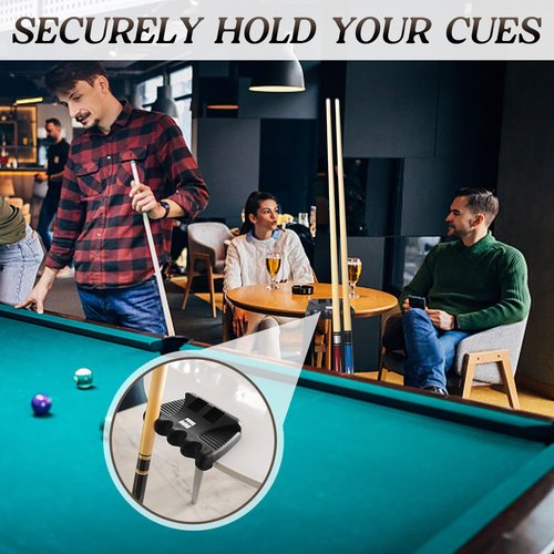 Naissgo Cue Rest Cue Stick Holder Pool Cue Holder (4 Holes)
