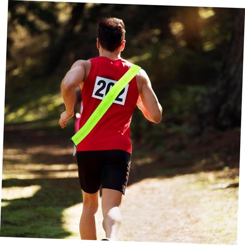 Totority Running Reflective Gear Luminous Cross-Shoulder Straps for Safe Evening Runs