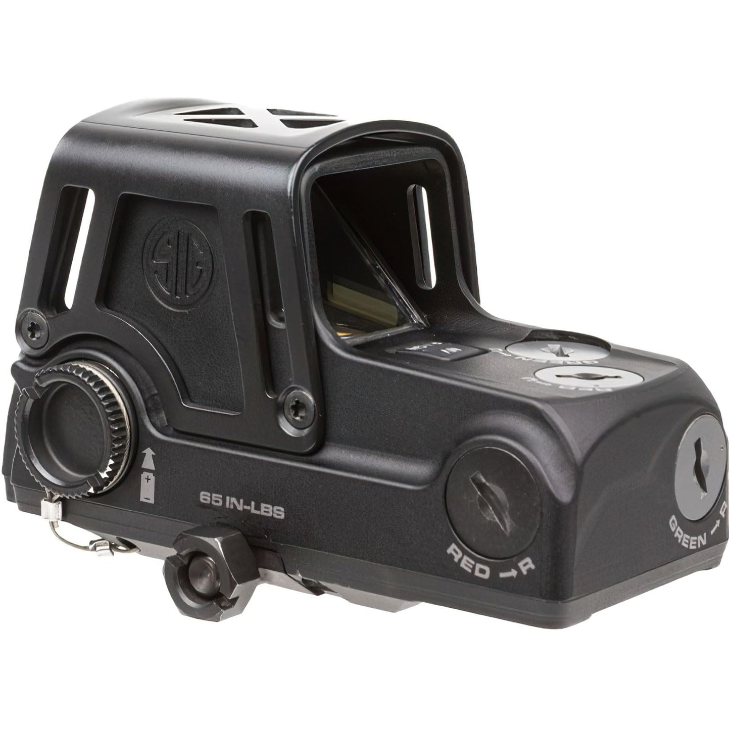 Sig Sauer ROMEO9T 1x38mm Red Dot Sight - Dual Color Reticle, Red/Green Illumination, Fogproof, Waterproof, 0.5 MOA, Black