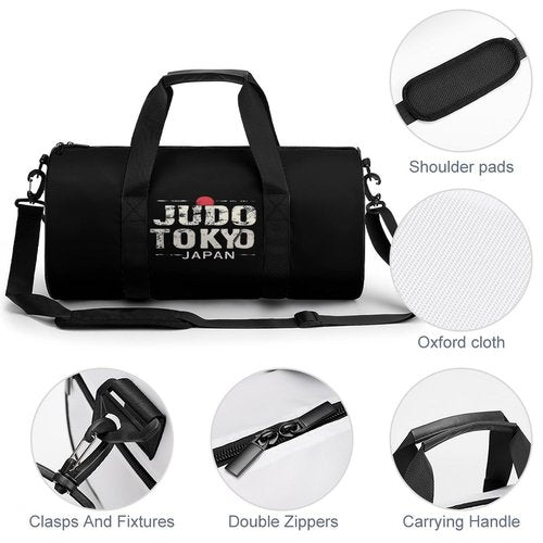Judo Tokyo Japan Gym Bag for Men Women Duffle Bags Travel Tote